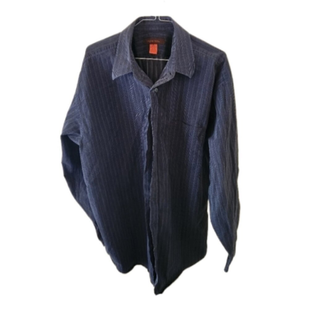 NYNE Long Sleeve Button Up Shirt XL BIG With Pocket